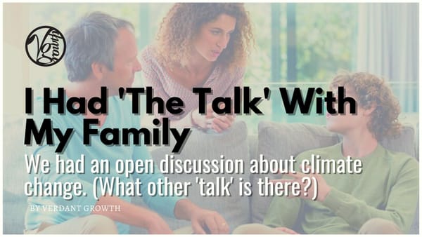 I had 'The Talk' With My Family
