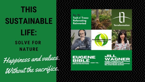 This Sustainable Life: Solve For Nature - Tech n' Trees: Reforesting Reinvented w/ Jill Wagner